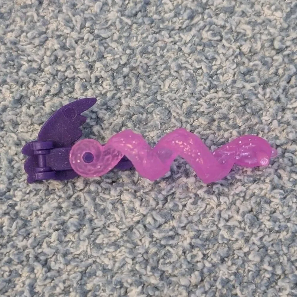 My Little Pony Twilight Sparkle Purple Bird & Pink Swirl Hair Clip Accessory
